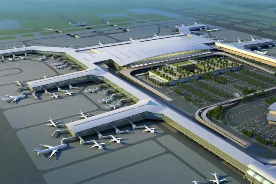 廣州白云國際機場三期擴建工程西四指廊項目正式   廣州鋼結構公司選擇廣州經緯鋼結構工程有限公司  咨詢電話：